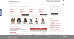 Desktop Screenshot of dobrycoach.pl